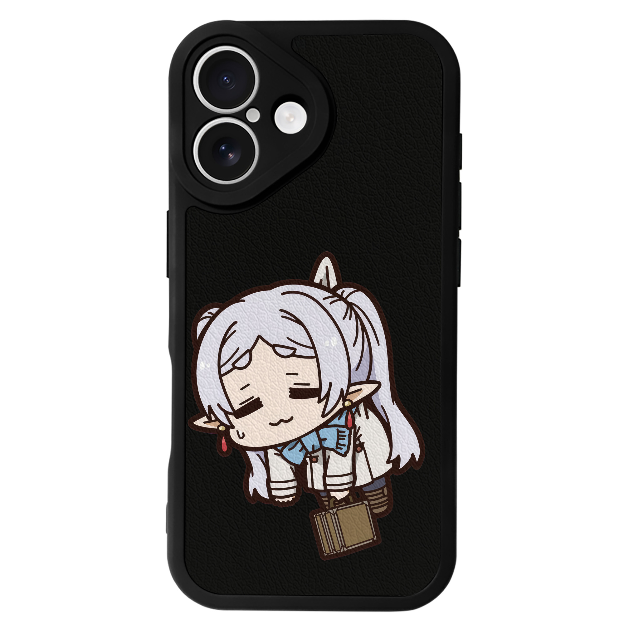 （画像用） 葬送のフリーレン Frieren 【iPhone 16シリーズ対応】シリコンスマホケース（レザー調） 材質：シリコン